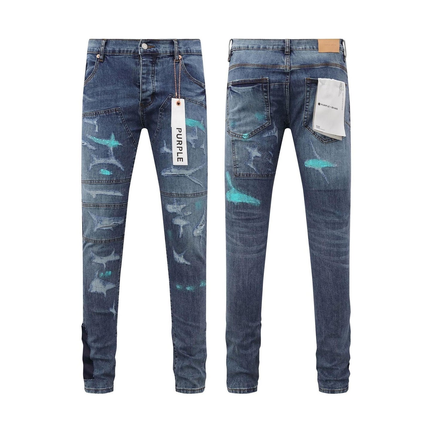 Purple jeans 57