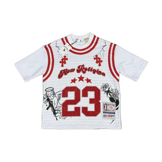 New Religion “Polo 23” White Red