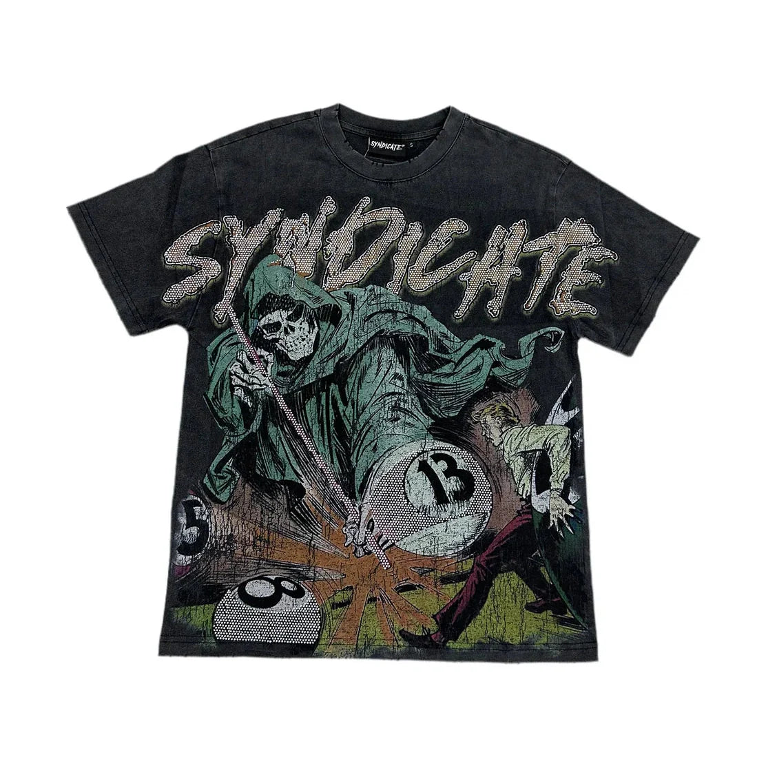 SYNDICATE 13 black wash Tee