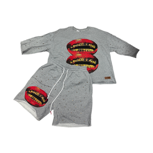 KLEEP GOLD GRILLZ set grey