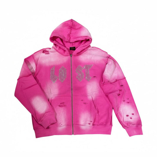 LOST Intricacy PINK ZIP UP