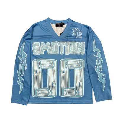 OVERSIZE Blue 'Lightning' Long Sleeve (OVERSIZE Blue 'Lightning' Long Sleeve)