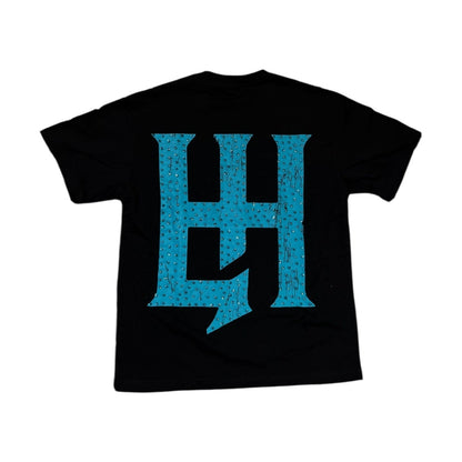 Life Hustlers “BASIC TEE ” Black Aqua