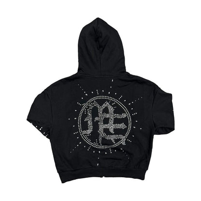 ME “Eclipse” Rhinestone Hoodie