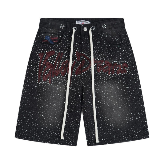 Vale Dreams Shorts Jeans Bling “red”