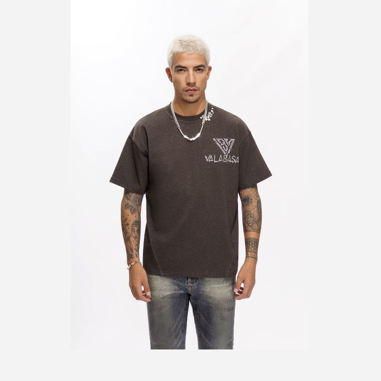 VALABASAS Bling Tee Brown