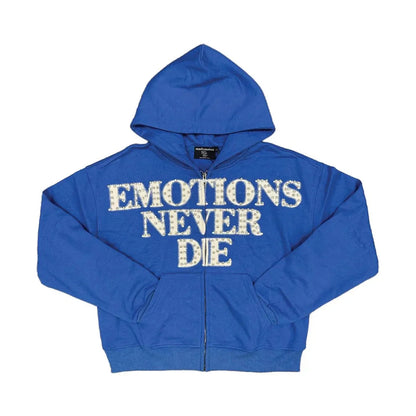 Mixed Emotion Hoodie Blue