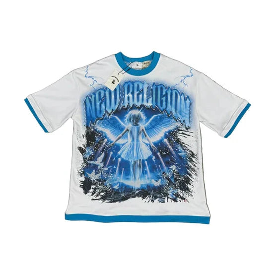 New Religion “Girl Angel” White Blue