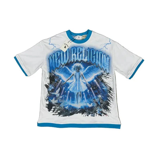 New Religion “Girl Angel” White Blue