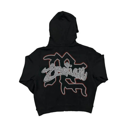 Black “Rhinestone” Hoodie