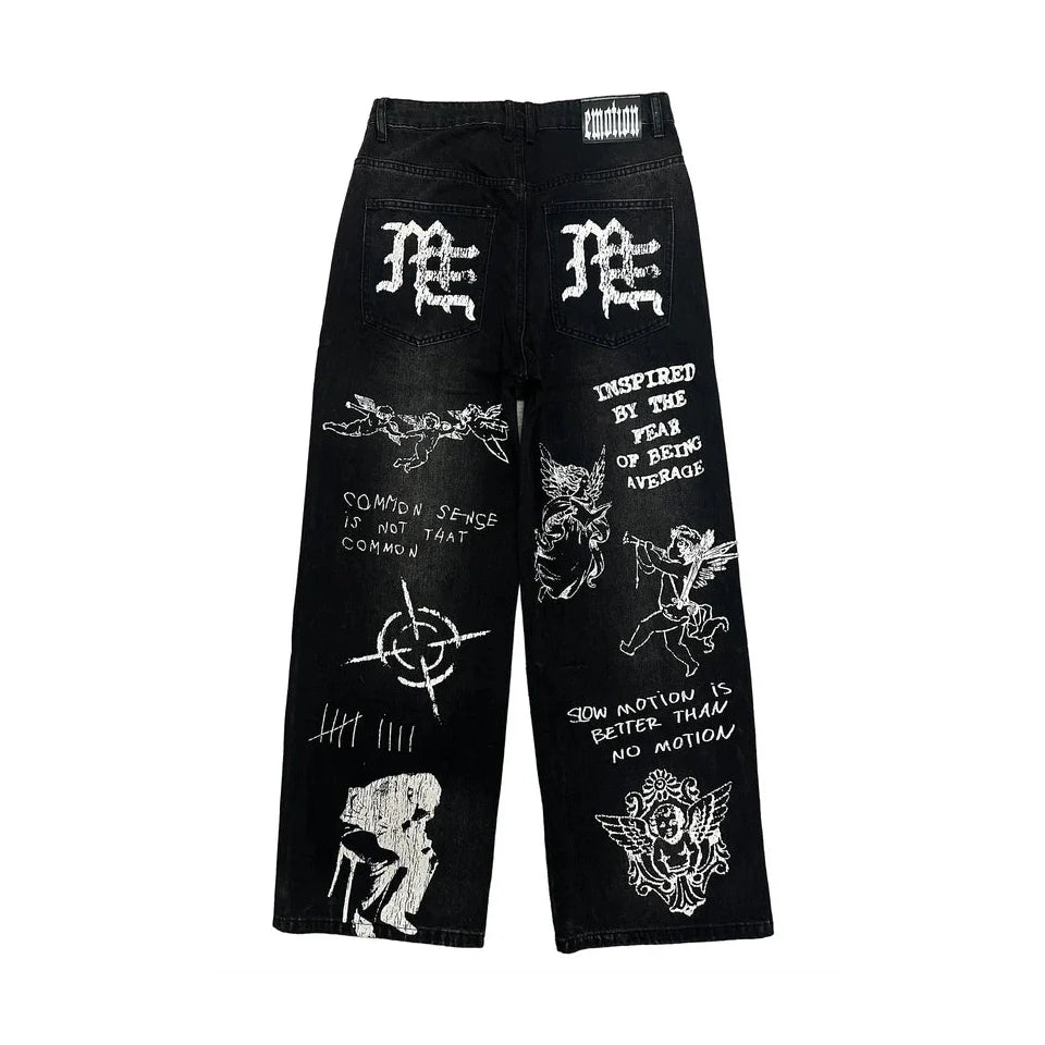 Mixed Emotions Jean ‘Canvas’