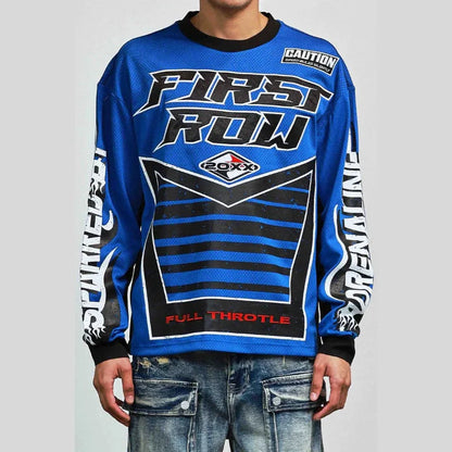 First Row Sparked Adrenaline Sport Jersey Blue