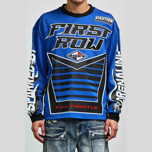 First Row Sparked Adrenaline Sport Jersey Blue