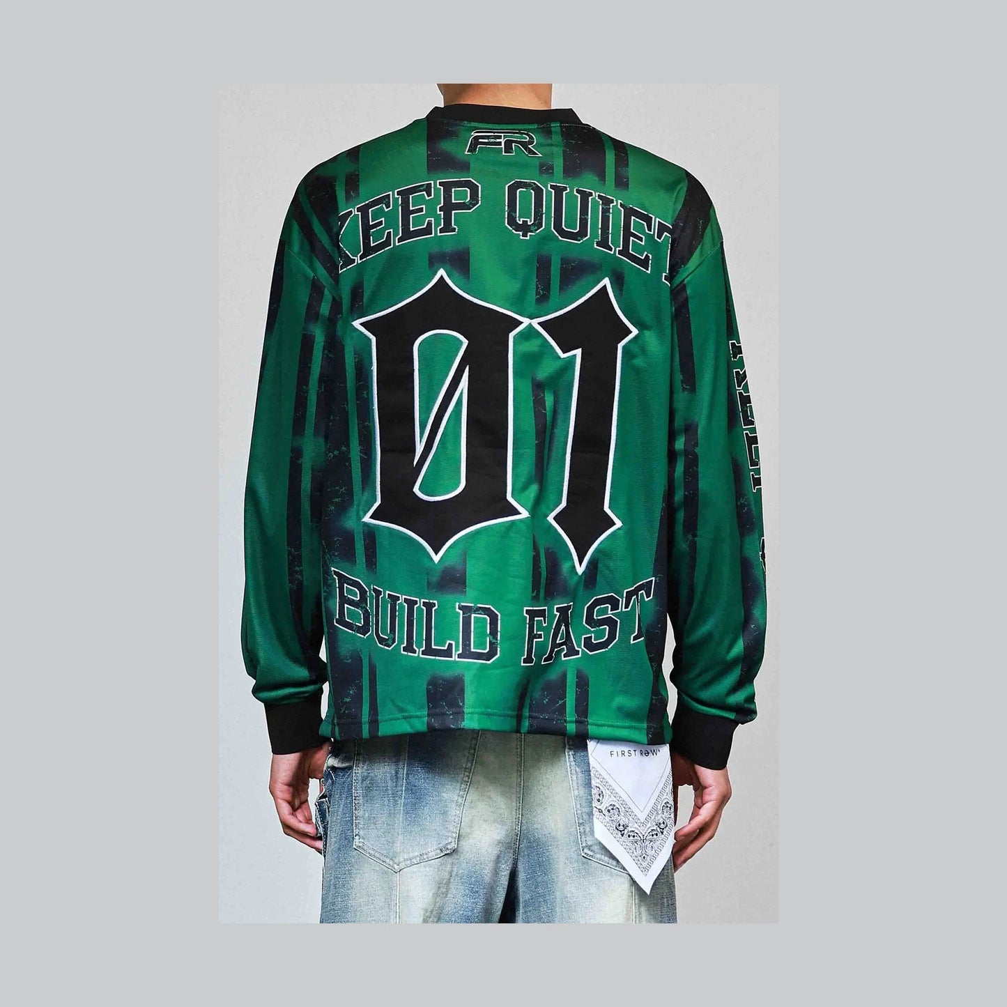 First Row Sparked Adrenaline Sport Jersey Green
