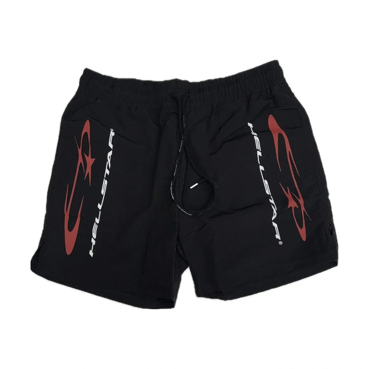 Hellstar Shorts Logo | Black / Red