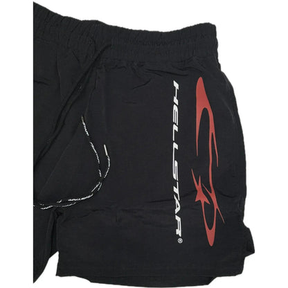 Hellstar Shorts Logo | Black / Red