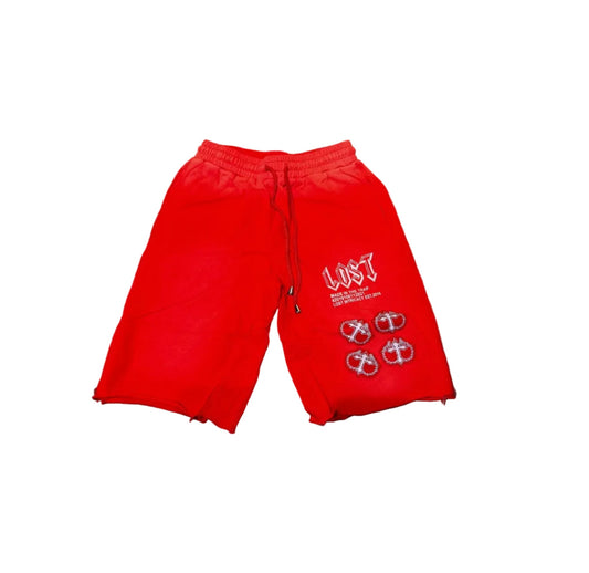LOST Intricacy Cross short Orange