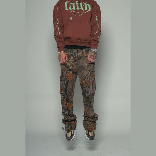 WESTERN FIT BRUSH CAMO DENIM